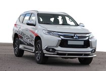 Mitsubishi Pajero Sport 2015– RVS voorbescherming ST016 foto 1