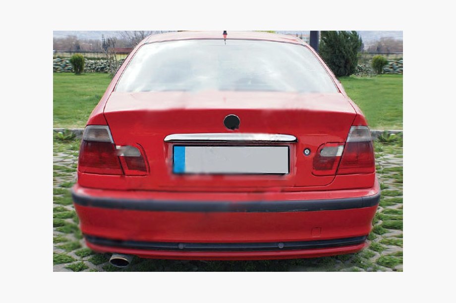 BMW 3 Serie E46 1998–2006 Chroomstrip boven de kentekenplaat Image