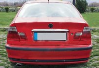 BMW 3 Serie E46 1998–2006 Chroomstrip boven de kentekenplaat foto 1