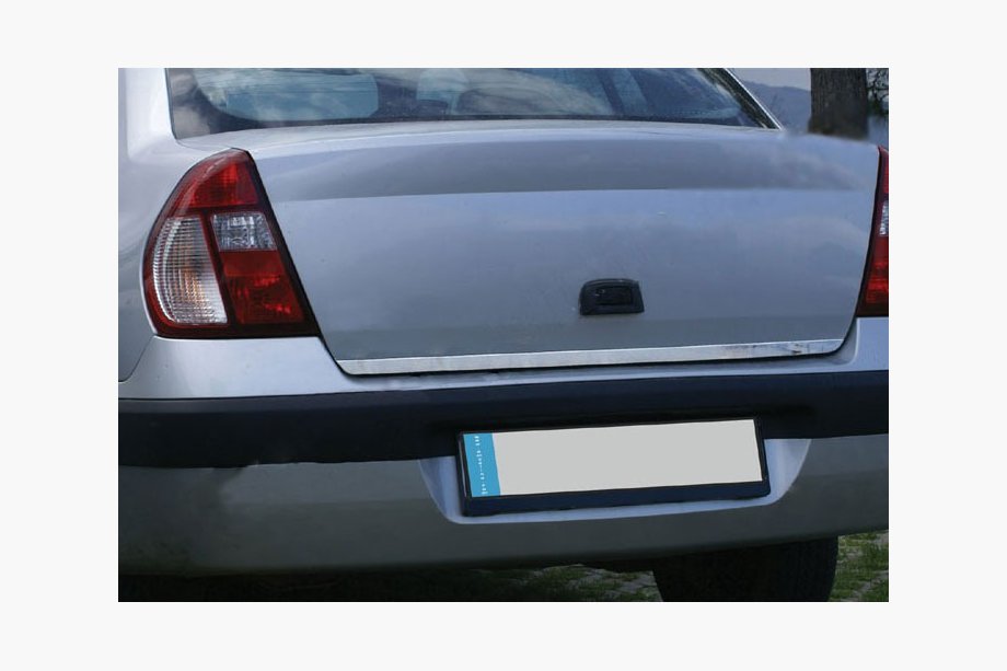 Renault Symbol 1999–2008 Kofferkleprand (Sedan, RVS) Foto 1
