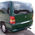 Mercedes Vito W638 1996–2003 Chromen kentekenplaatframe, Carmos foto 1