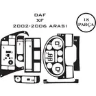DAF XF95 2002–2006 Dashboard sierlijsten (houtlook) foto 2