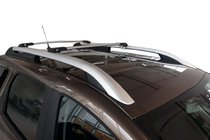 Dacia Duster 2018–2024 Vergrendelbare dwarsbalken voor dakrails Wingbar V1 (2 stuks) Grijs foto 1
