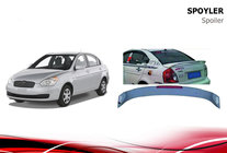 Hyundai Accent 2006–2010 Niken spoiler (spuitklaar) foto 1