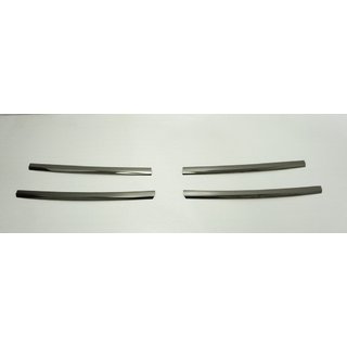 Grille sierlijsten Zwart Chroom 2015-2019 (4 stuks, RVS) Volkswagen T6 2015–2024 foto 2