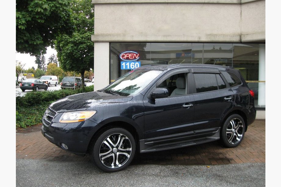 Hyundai Santa Fe 2 2006–2012 Zijsteps S024 (kunststof) Zwart Image