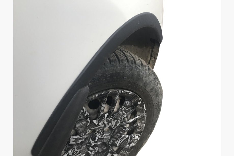 Fiat Doblo I 2005–2010 Wielkastverbreders (set van 4, zwart) Image