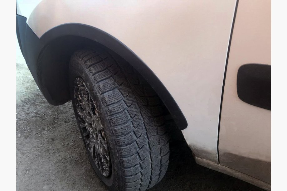 Fiat Doblo I 2001–2005 Wielkastverbreders (set van 4, zwart) Image