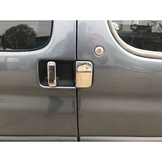 RVS deurgreep covers Peugeot Partner 1996–2008 foto 1
