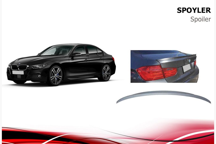 BMW 3 Serie F30/F31 2012–2019 Niken spoiler (spuitklaar) Image