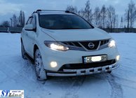 Nissan Murano 2008–2014 Voorbeschermbeugel ST015 (RVS) foto 2