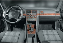 Mercedes W201 (190) 1982–1993 Dashboard sierlijsten (11-delige set) Aluminium foto 4
