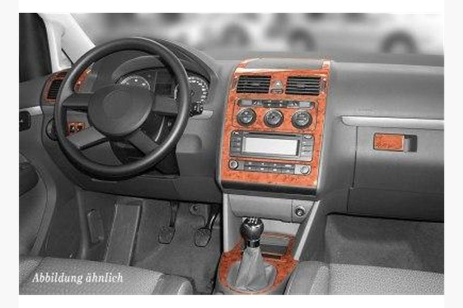 Volkswagen Touran 2003–2010 Dashboard sierlijsten Titanium Foto 5