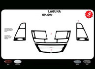 Renault Laguna 2007–2015 Dashboard sierlijsten (Meric, Turkije) Houtlook foto 3