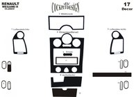 Renault Megane II 2004–2009 Dashboard sierlijsten 17-delige set (Meric, Turkije) Carbonlook foto 6
