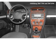 Skoda Octavia II A5 2006–2010 Dashboard sierlijsten Carbonlook foto 4