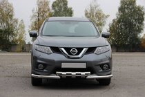 Nissan X-trail T32/Rogue 2014–2021 Voorbumperbescherming ST009-15 (RVS) foto 1