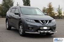 Nissan X-trail T32/Rogue 2014–2021 Voorbumperbescherming ST009-15 (RVS) foto 3
