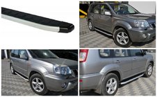 Nissan X-trail T30 2002–2007 Zijsteps King (2 stuks, aluminium) foto 5