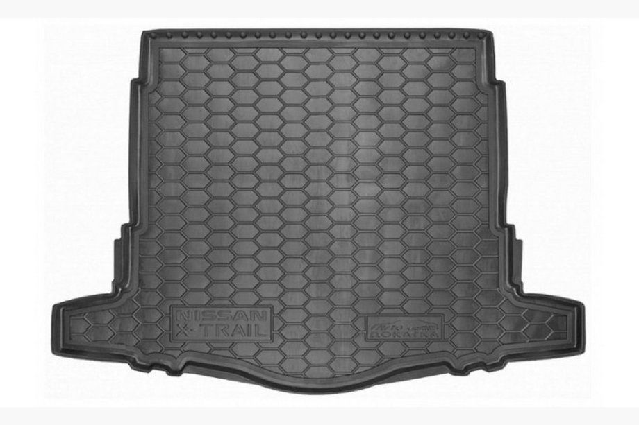Nissan X-trail T32/Rogue 2014–2021 Kofferbakmat 2017+ met thuiskomer (Autogumm, kunststof) Image