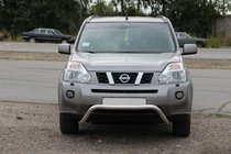 Nissan X-trail T31 2007–2014 Voorbescherming WT007 (RVS) foto 2