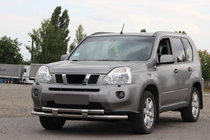 Nissan X-trail T31 2007–2014 Frontbeschermbeugel ST015/2 (RVS) foto 2