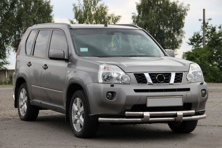 Nissan X-trail T31 2007–2014 Frontbeschermbeugel ST015/2 (RVS) Image