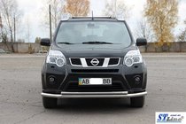 Nissan X-trail T31 2007–2014 Voorbeschermbeugel ST014 (RVS) foto 3