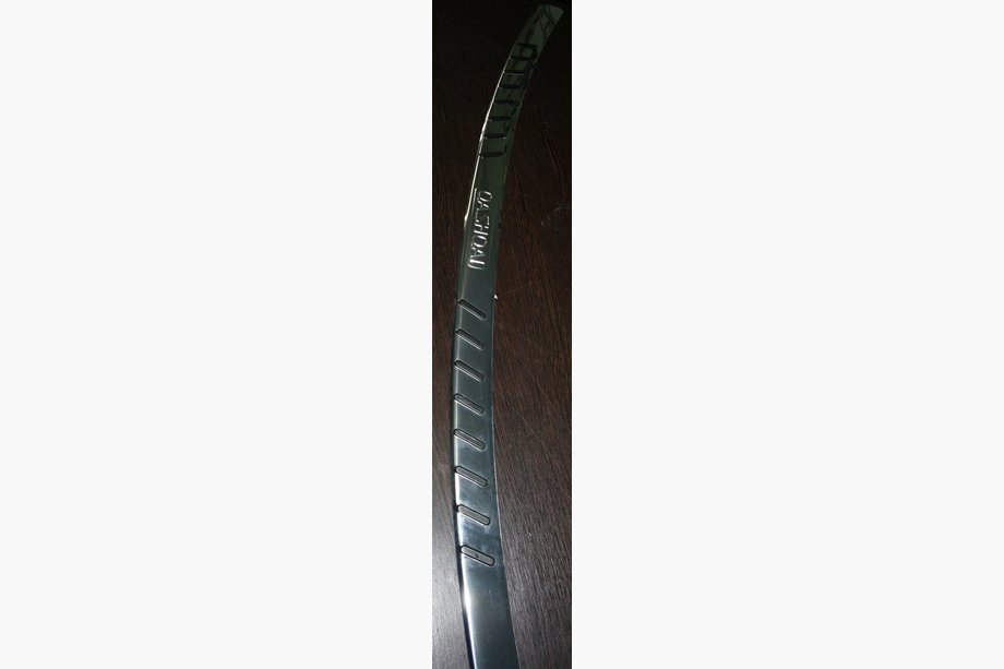Nissan Qashqai 2007–2010 Achterbumperbeschermer met rubberen inzetstukken (RVS) Foto 3