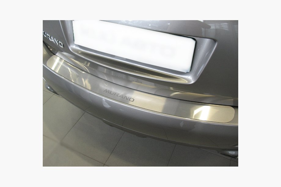 Nissan Murano 2008–2014 Achterbumperbeschermer Natanika (RVS) Foto 1