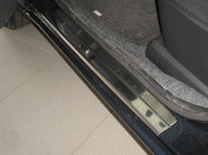 Nissan Note 2004–2012 Nataniko RVS dorpellijsten (set van 4) foto 1