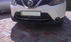 Nissan Qashqai 2014–2021 RVS beschermlijst voor voorbumper (2014-2017) Carmos - Turks staal foto 2