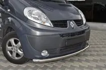 Nissan Primastar 2002–2014 Frontbescherming ST008 (RVS) foto 1