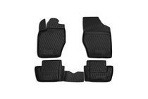Citroen C-4 2004–2010 Rubberen vloermattenset voor interieur (4 stuks, Novline) foto 1