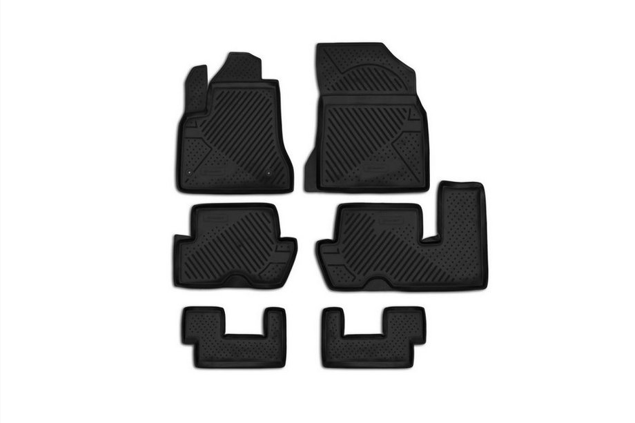 Citroen C-4 Picasso 2006–2013 Rubberen automatten voor interieur (6 stuks, Novline) Grand Foto 1