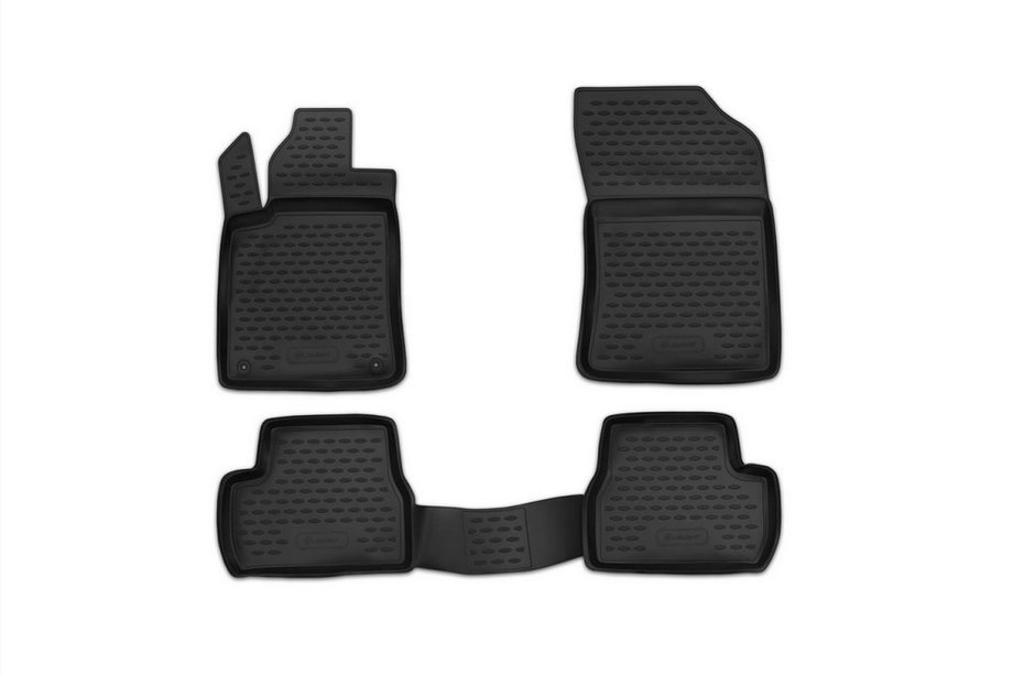 Citroen DS-3 2009–2016 Rubberen vloermattenset voor interieur (4 stuks, Novline) Image