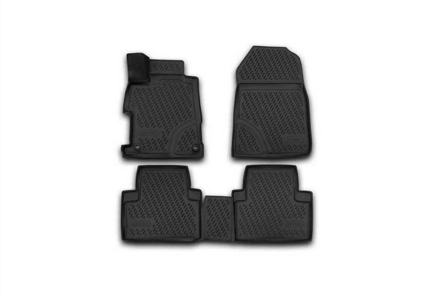 Honda Civic Sedan IX 2011–2016 3D rubberen automatten voor interieur (4 stuks, Novline) Foto 1