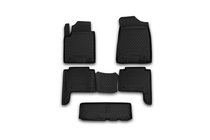 Infiniti QX56 2010–2013 Rubberen vloermatten voor interieur (5 stuks, Novline) foto 1