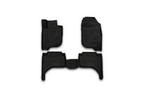 Mitsubishi L200 2015–2024 3D rubberen automatten voor interieur (4 stuks, Novline) foto 1