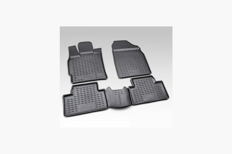 Mazda CX-7 2006–2012 (2010↗) Rubberen vloermatten voor het interieur (4 stuks, Novline) crossover Image