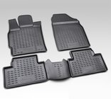 Mazda CX-7 2006–2012 (2010↗) Rubberen vloermatten voor het interieur (4 stuks, Novline) crossover foto 1
