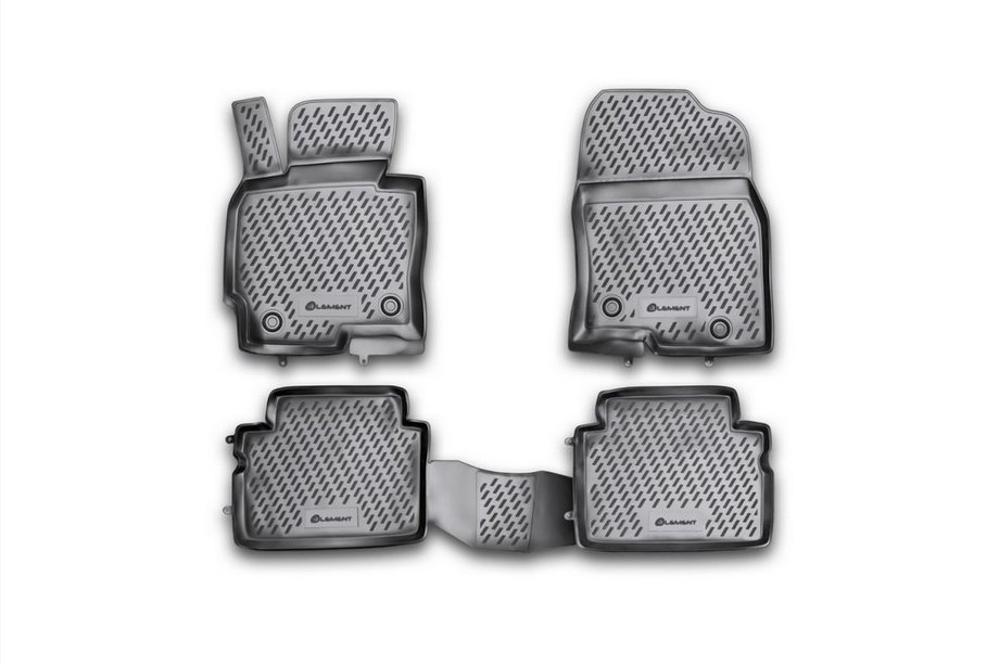 Mazda CX-5 2012–2017 Rubberen vloermattenset voor interieur (4 stuks, Novline) Image