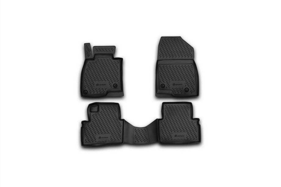 Mazda 3 2013–2019 Rubberen vloermattenset voor interieur (4 stuks, Novline) Image