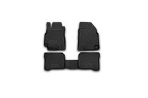 Nissan Primera P12 2002–2007 Rubberen vloermattenset voor interieur (4 stuks, Novline) foto 1