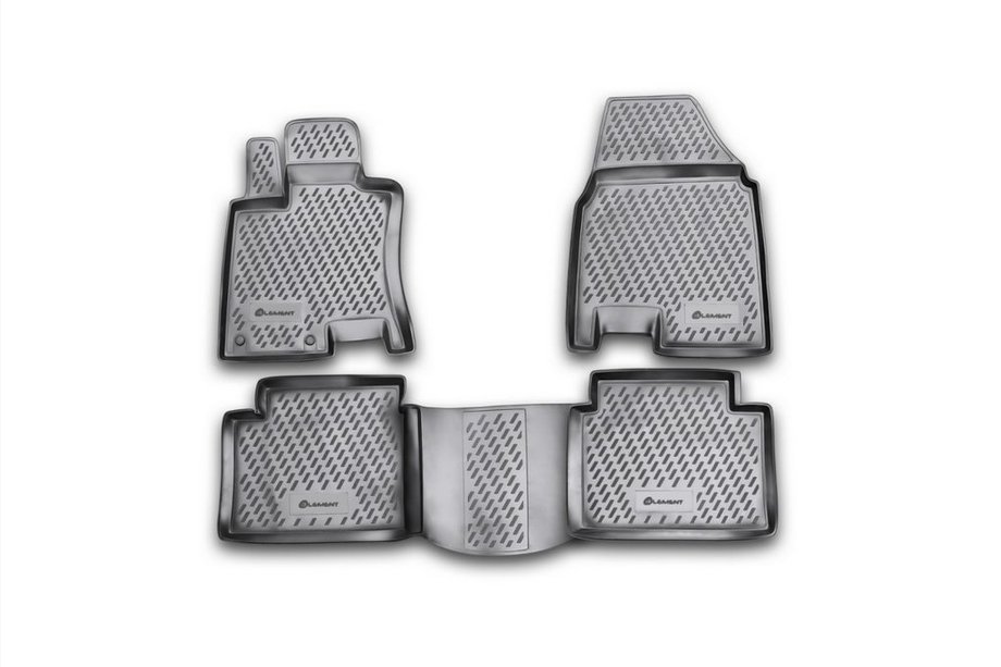 Nissan Qashqai 2010–2014 Rubberen automatten voor interieur (4 stuks, Novline) Qashqai+2 Image