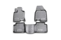 Nissan Qashqai 2010–2014 Rubberen automatten voor interieur (4 stuks, Novline) Qashqai+2 foto 1