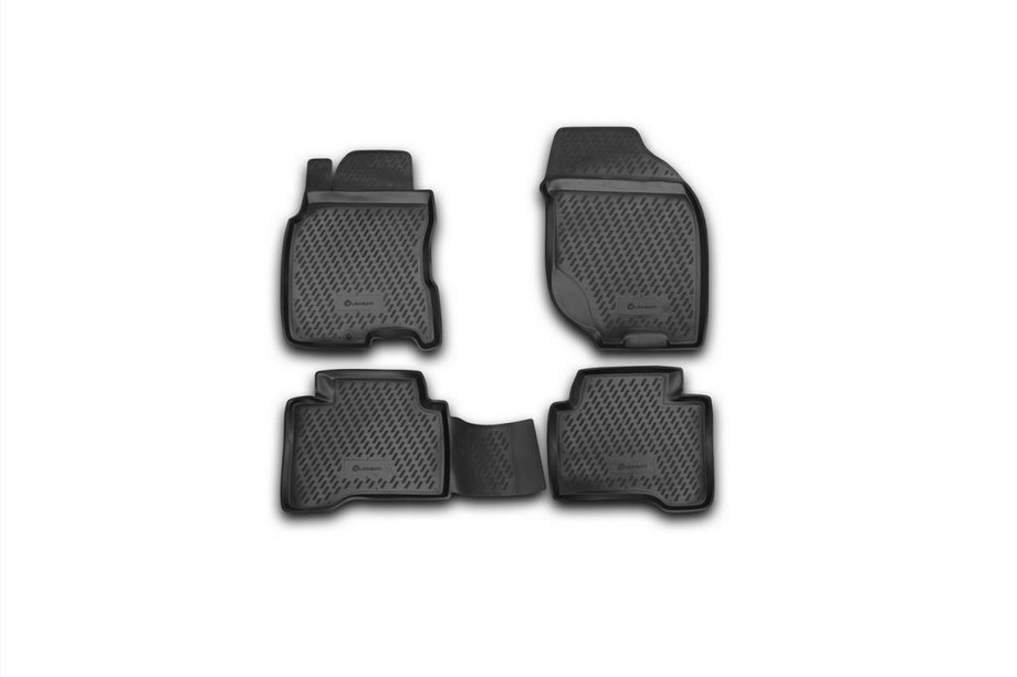 Nissan X-trail T30 2002–2007 Rubberen vloermattenset voor interieur (4 stuks, Novline) Foto 1