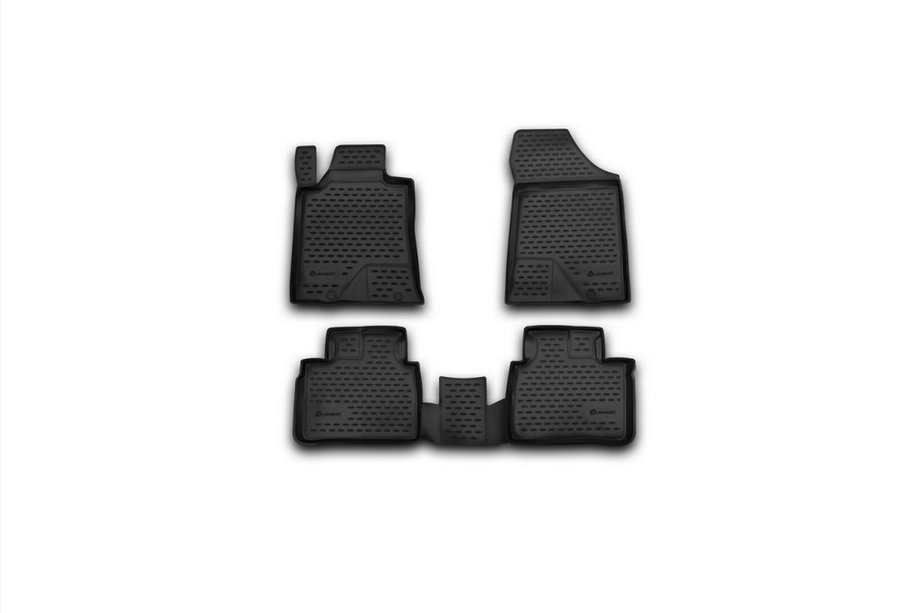 Nissan Teana 2014– Rubberen vloermattenset voor interieur (4 stuks, Novline) Image