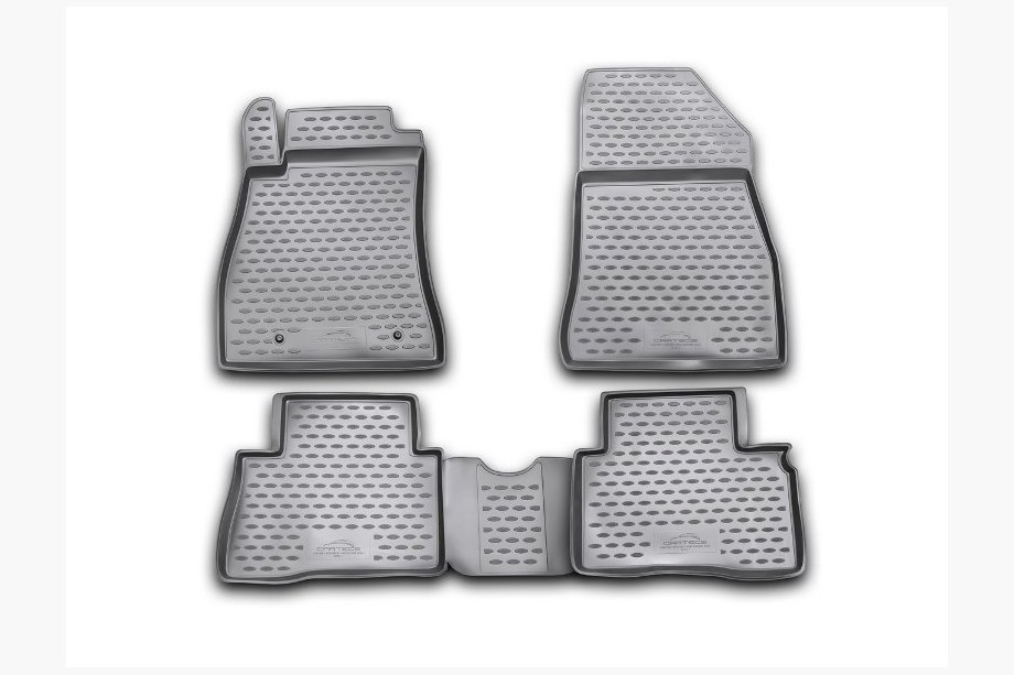 Nissan Juke 2010–2019 Rubberen vloermatten (T/L-haak) voor het interieur (4 stuks, Novline) Image