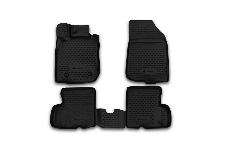 Nissan Terrano 2014– (2014-2016) 3D rubber vloermatten voor interieur (4 stuks, Novline) 2WD Image